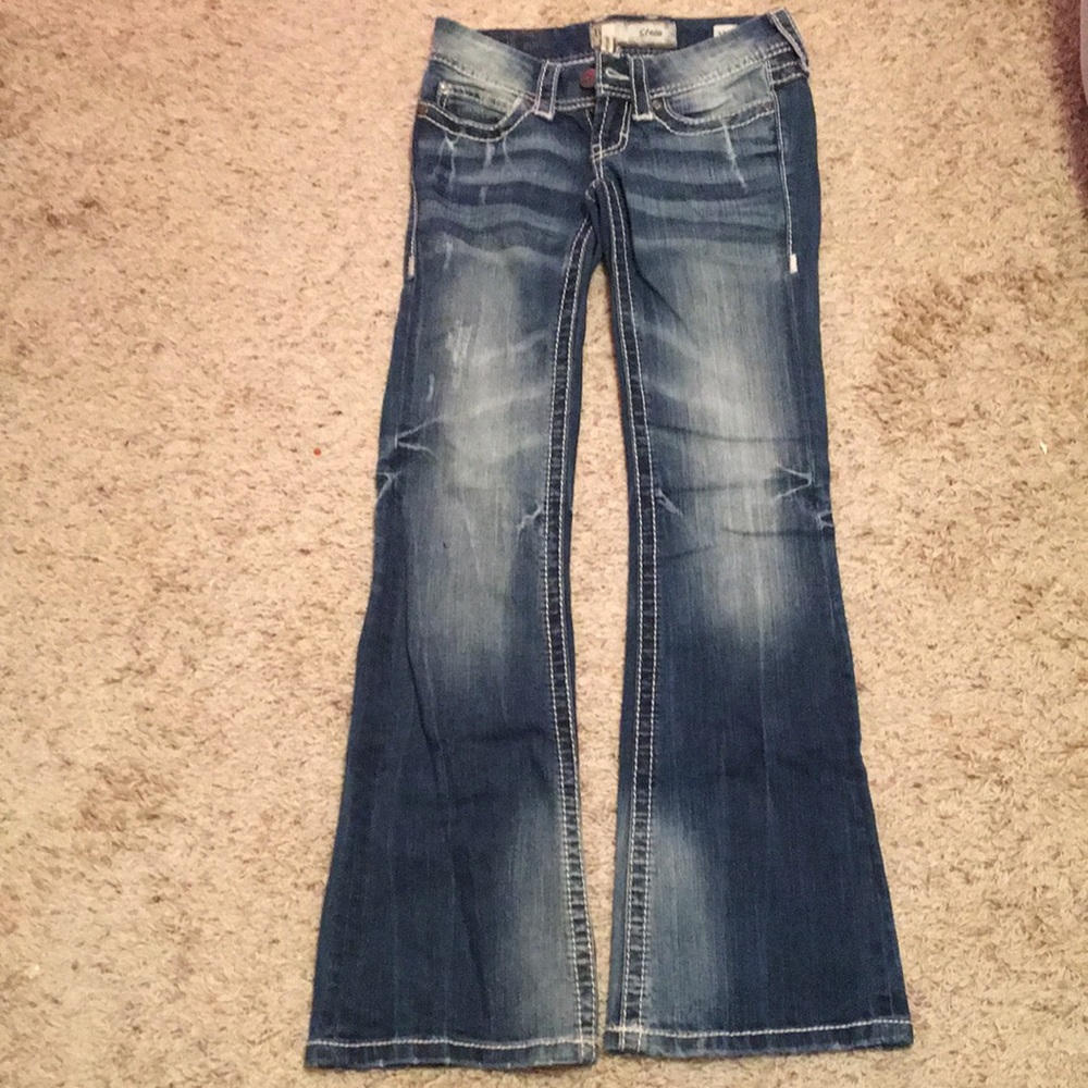 dark wash jeans from BKE